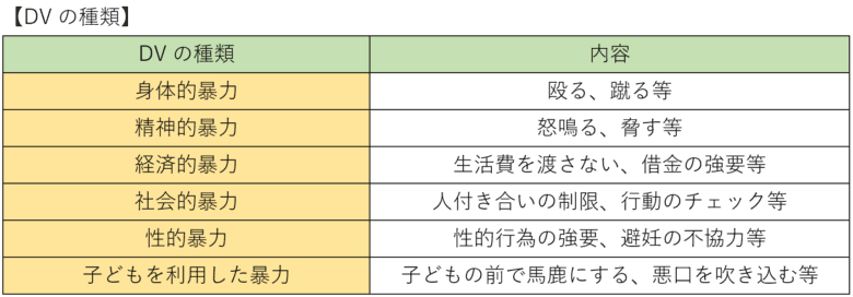 DVの種類