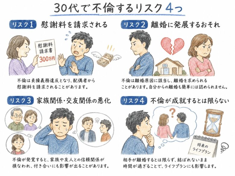 ４章　３０代で不倫するリスク４つ