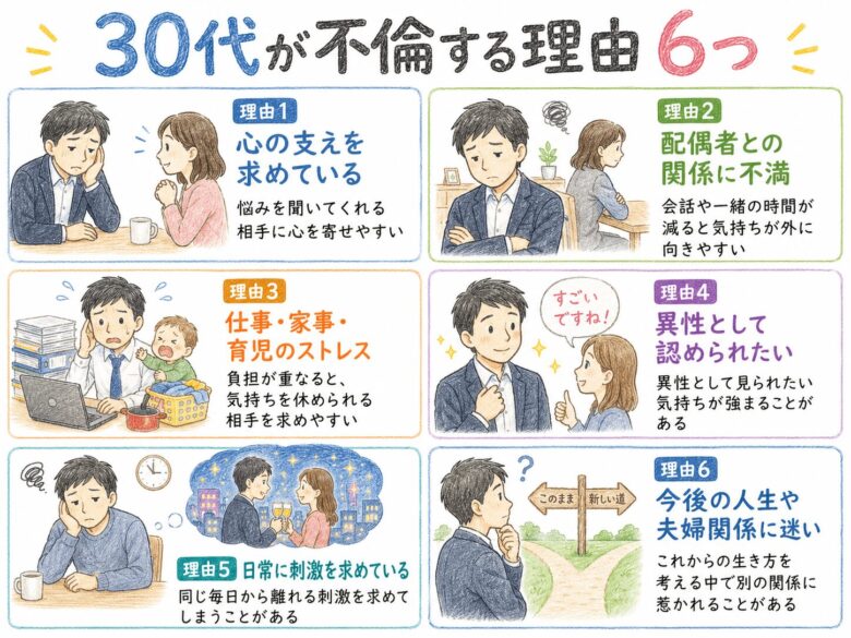 ２章　３０代が不倫する理由６つ