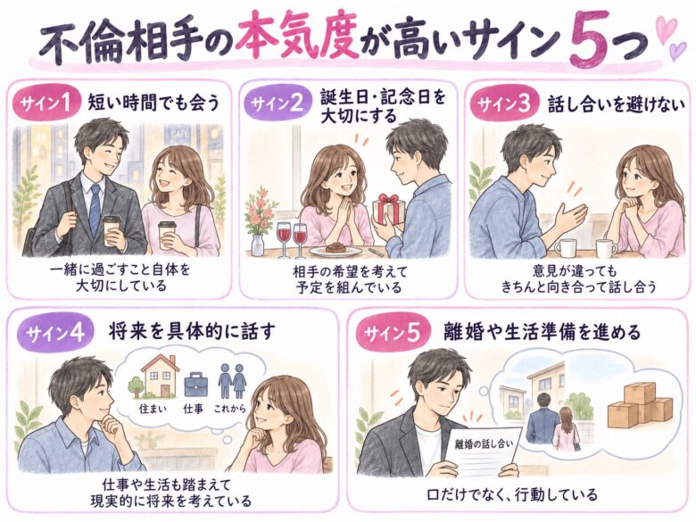 ２章　不倫相手の本気度が高いサイン５つ