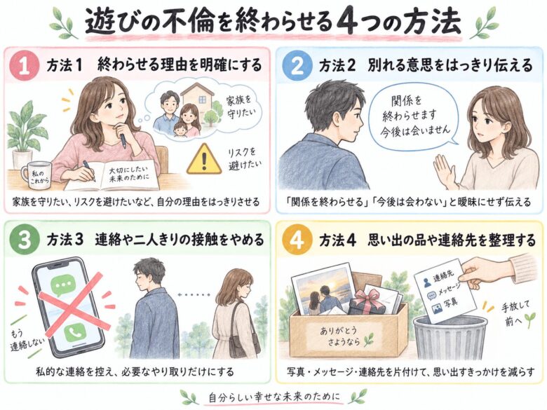 ７章　遊びの不倫を終わらせる方法４つ