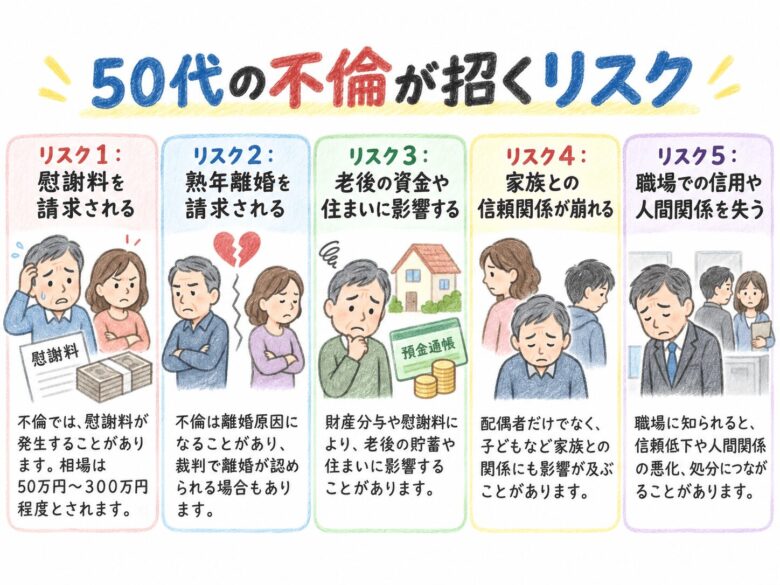 5章 50代の不倫が招くリスク5つ
